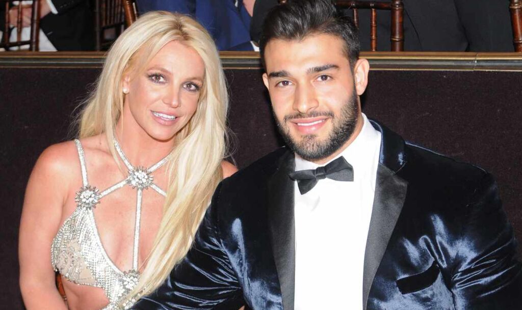 Britney Spears with her Husband